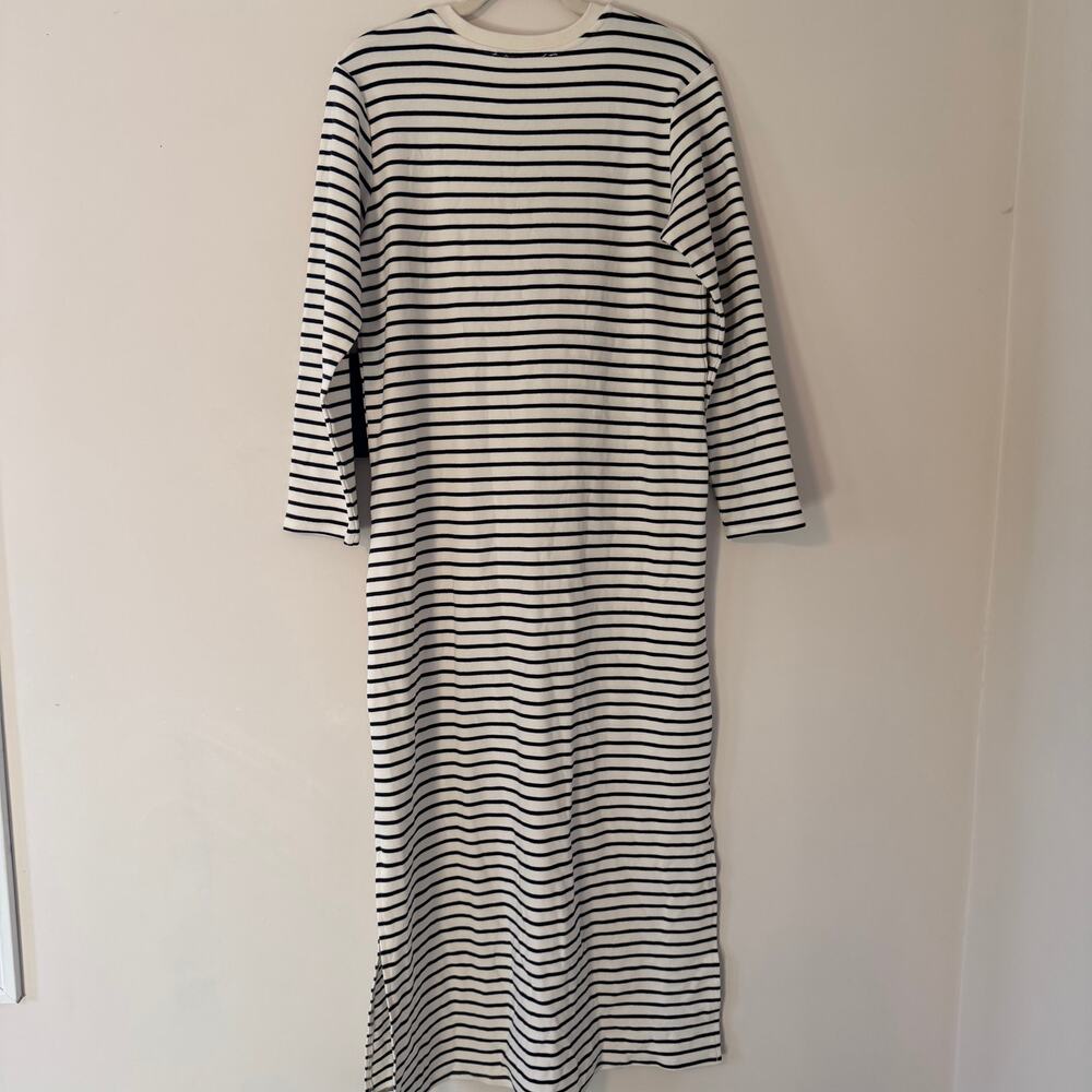 Pomander Place Tuckernuck NWT Striped Gio Maxi Dress Long Sleeve Cotton Size Lg - Picture 15 of 16